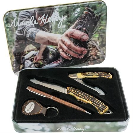 Schrade P1157956 Fixed/Folder Set W/ Pen 4 Schrade P1157956 Fixed/Folder Set W/ Pen - Image 2