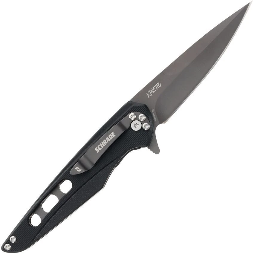 Schrade 1182623 Kinetic Linerlock Black 5 Schrade 1182623 Kinetic Linerlock Black - Image 3