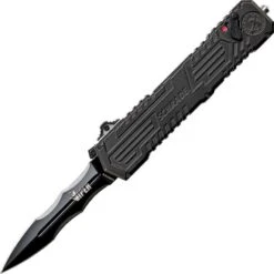 Schrade OTF3CB Viper 3rd Gen OTF Assist Folding Pocket Knife With Black Nitride Finish