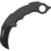 Schrade 110 Karambit Point Blade Linerlock Folding Pocket Knife With Textured Black G-10 Handles