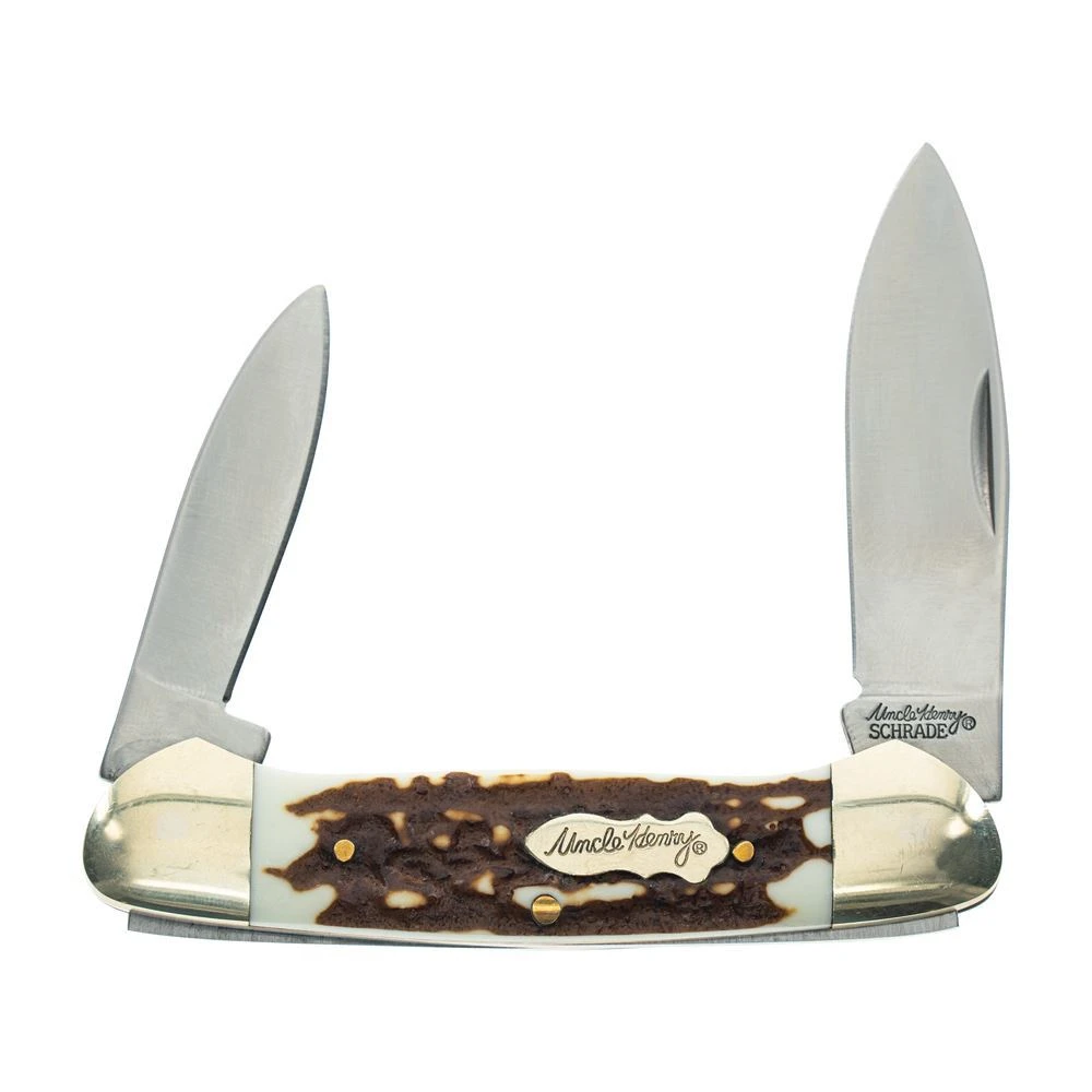 Schrade 1135994 Large Canoe Staglon 3 Schrade 1135994 Large Canoe Staglon