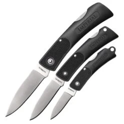 Schrade Three Piece Lockback Combo Folding Knives