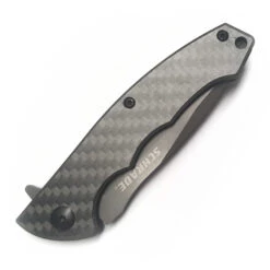 Schrade Carbon Fiber Framelock Folding Knife SCH10 -Schrade Knives SCH1084281 2
