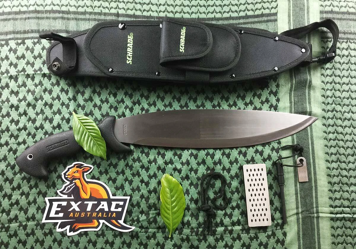 Schrade Bolo Machete | 21.3" Overall, Titanium Coa 5 Schrade Bolo Machete | 21.3" Overall, Titanium Coa - Image 3