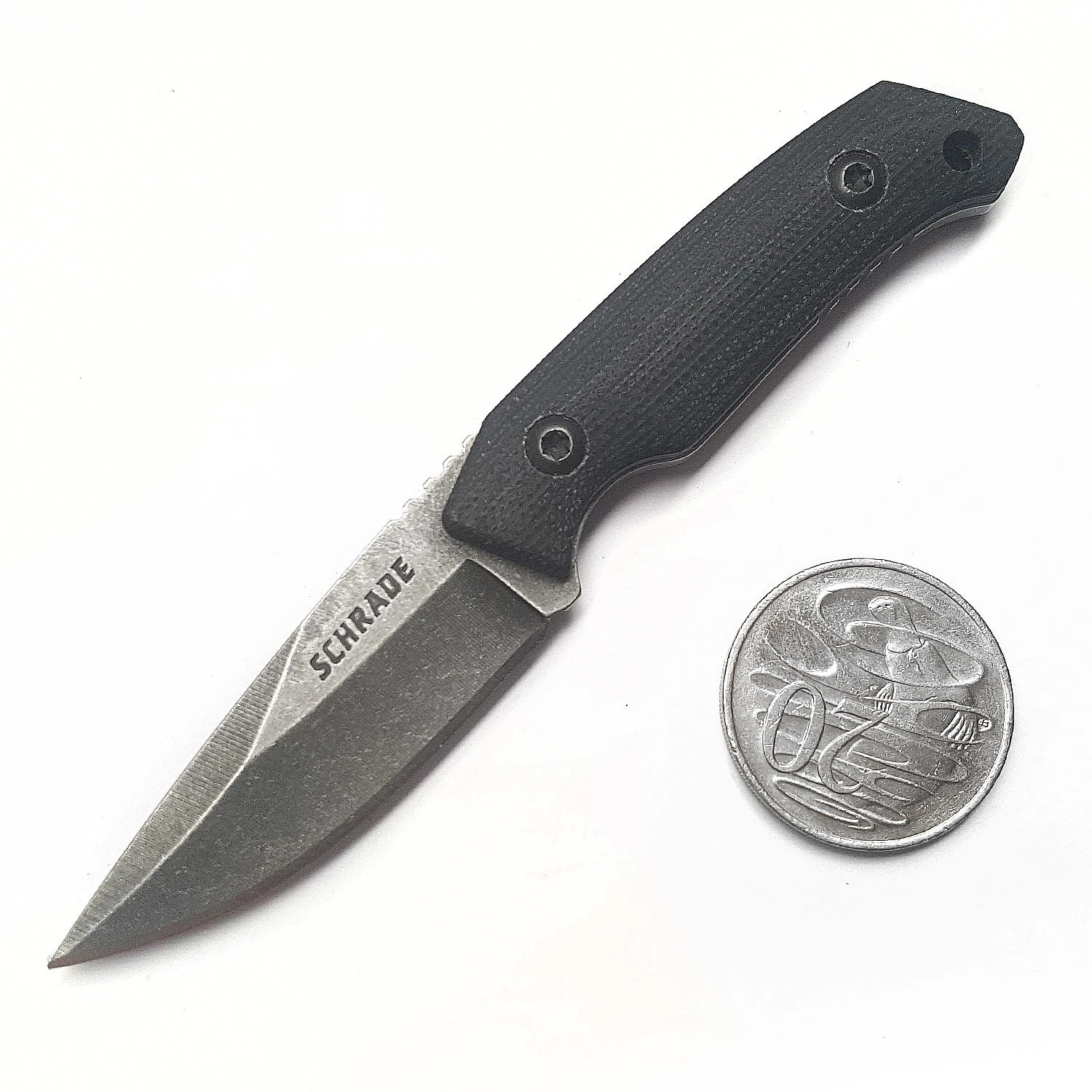 Schrade Mini Drop Point Fixed Blade Neck Knife | F 5 Schrade Mini Drop Point Fixed Blade Neck Knife | F - Image 3