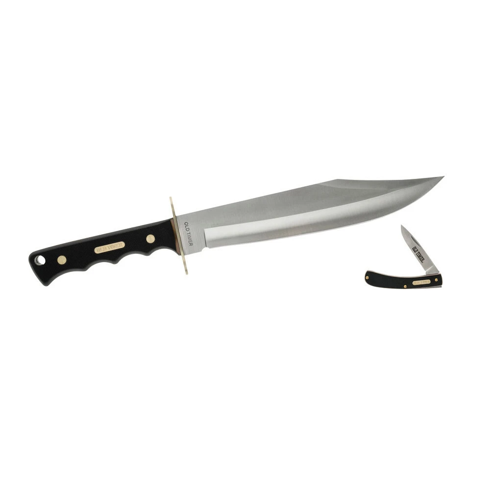 Old Timer Bowie Knife And Folding Knife Combo SCHP 3 Old Timer Bowie Knife And Folding Knife Combo SCHP